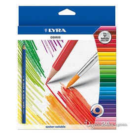 Набор карандашей цветных акварельных Lyra, 24 цвета