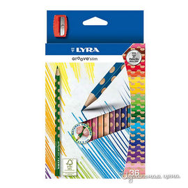 Набор карандашей цветных Lyra, 36 цветов