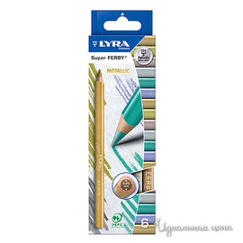 Набор карандашей цветных металлик Lyra