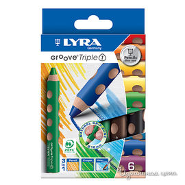 Набор карандашей цветных Lyra, 6 цветов