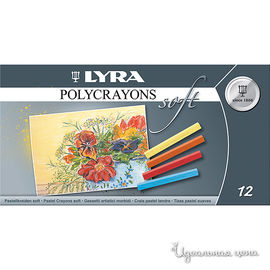Набор пастели сухой квадратной Lyra, 12 цветов