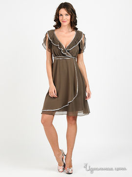 Платье Silvian Heach женское, цвет серо-коричневый