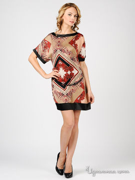 Платье Rinascimento женское, цвет бежевый / красный