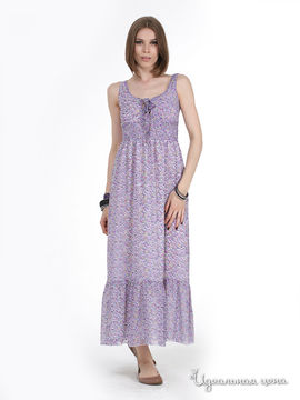 Платье Fleuretta женское, цвет белый / лиловый