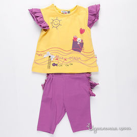 Комплект Tuffy для девочки, цвет фиолетовый / желтый