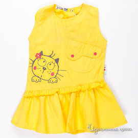 Платье Tuffy для девочки, цвет желтый