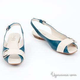 Туфли capriccio женские, цвет белый / синий