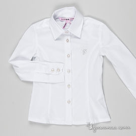Рубашка Silvian Heach для девочки, цвет белый