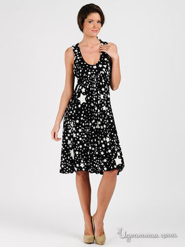 Платье Magnolica женское, цвет черный / белый