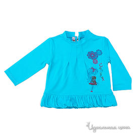 Рубашка Clayeux для девочки, цвет бирюзовый