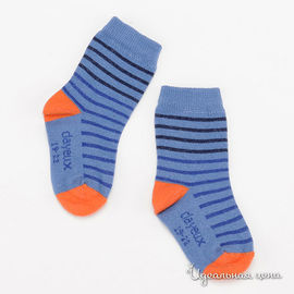 Носки Clayeux для мальчика, цвет синий / оранжевый
