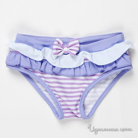 Плавки Bimbus для девочки, цвет фиолетовый / белый