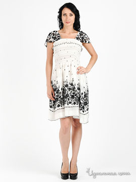 Платье Mirella sole женское, цвет черный / белый