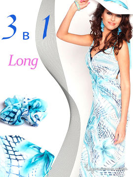 Комплект Лагуна LONG Sareo женский, цвет белый / голубой