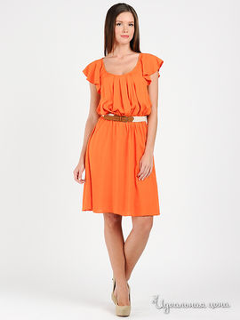 Платье El corte Ingles женское, цвет оранжевый