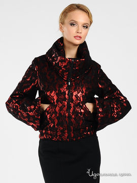 Куртка Adzhedo женская, цвет красный металлик