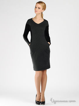 Платье Larro женское, цвет черный / серый