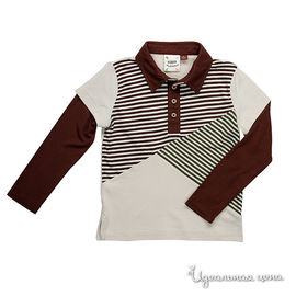 Рубашка-поло Fore!!Axel&Hudson для мальчика, цвет бежевый / коричневый
