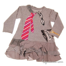 Платье Mini Shatsu для девочки, цвет серый