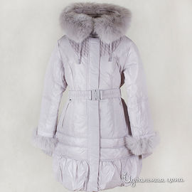 Пальто Biko&Kana для девочки, цвет серый
