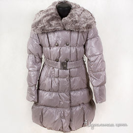 Пальто Biko&Kana для девочки, цвет серый