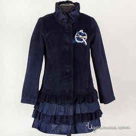 Пальто ComusL для девочки, цвет темно-синий