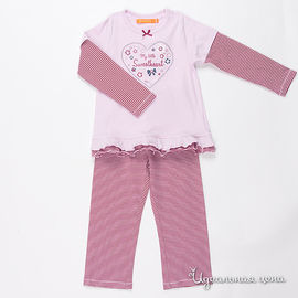 Пижама Staccato для девочки, цвет розовый / вишневый