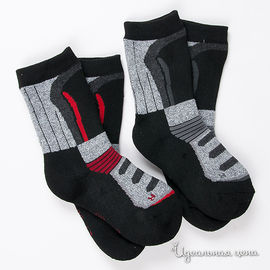Носки Staccato для мальчика, цвет серый / красный, 2 пары