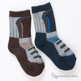 Носки Staccato для мальчика, цвет коричневый / синий, 2 пары