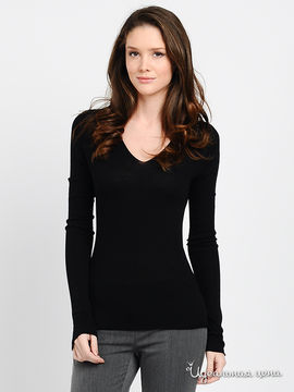 Пуловер Pois женский, цвет черный