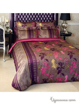 Комплект постельного белья Togas "БЕЛИССИМО", цвет фиолетовый, 1.5 спальный