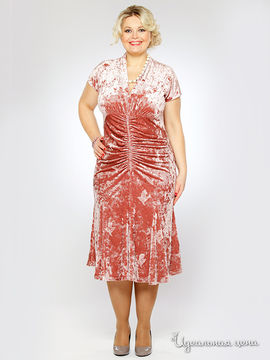 Платье Зар-Стиль женское, цвет персиковый