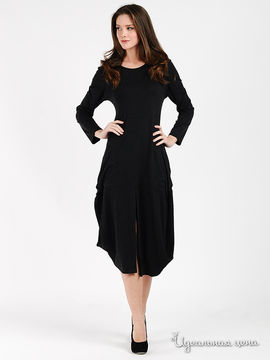 Платье MadamT женское, цвет темно-серый меланж