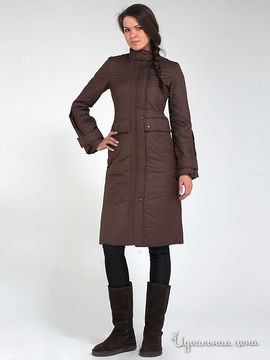 Пальто Levall женское, цвет шоколадный