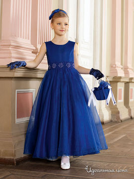 Платье Perlitta для девочек, цвет темно-синий