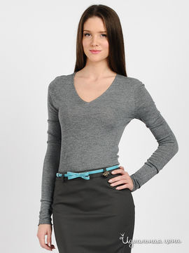 Пуловер Pois женский, цвет серый
