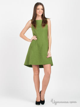 Платье Pois женское, цвет зеленый