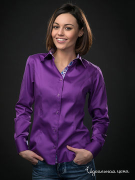 Рубашка Jess France женская, цвет фиолетовый