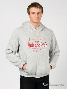 Свитшот Australian мужской, цвет серый меланж