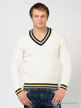 Пуловер Australian мужской, цвет белый