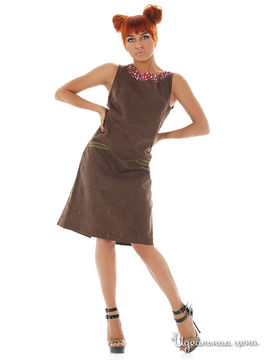 Платье Artwizard женское, цвет шоколадный
