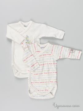 Комплект боди Absorba для ребенка, цвет белый, 2 шт.