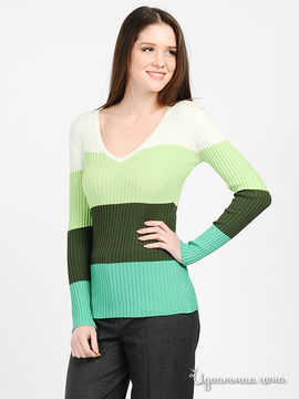 Пуловер CYBERG WEAR женский, цвет зеленый