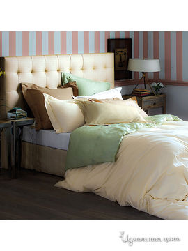 Комплект постельного белья Togas "ПРЕСТИЖ", цвет оливковый, евро