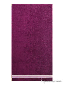 Полотенце ДМ текстиль, цвет вишневый, 70х130 см.