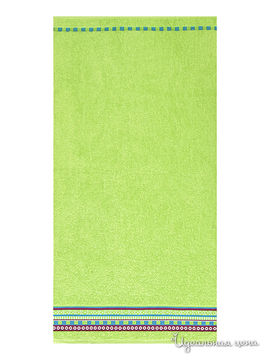 Полотенце ДМ текстиль, цвет зеленый, 50х90 см.