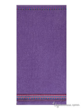 Полотенце ДМ текстиль, цвет сиреневый, 50х90 см.