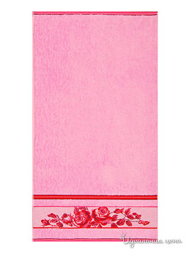 Полотенце ДМ текстиль, цвет розовый, 50х90 см.