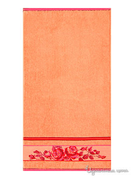 Полотенце ДМ текстиль, цвет коралловый, 50х90 см.
