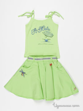 Топ и юбка Banino для девочки, цвет зеленый